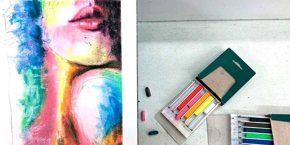 pastel-retrato